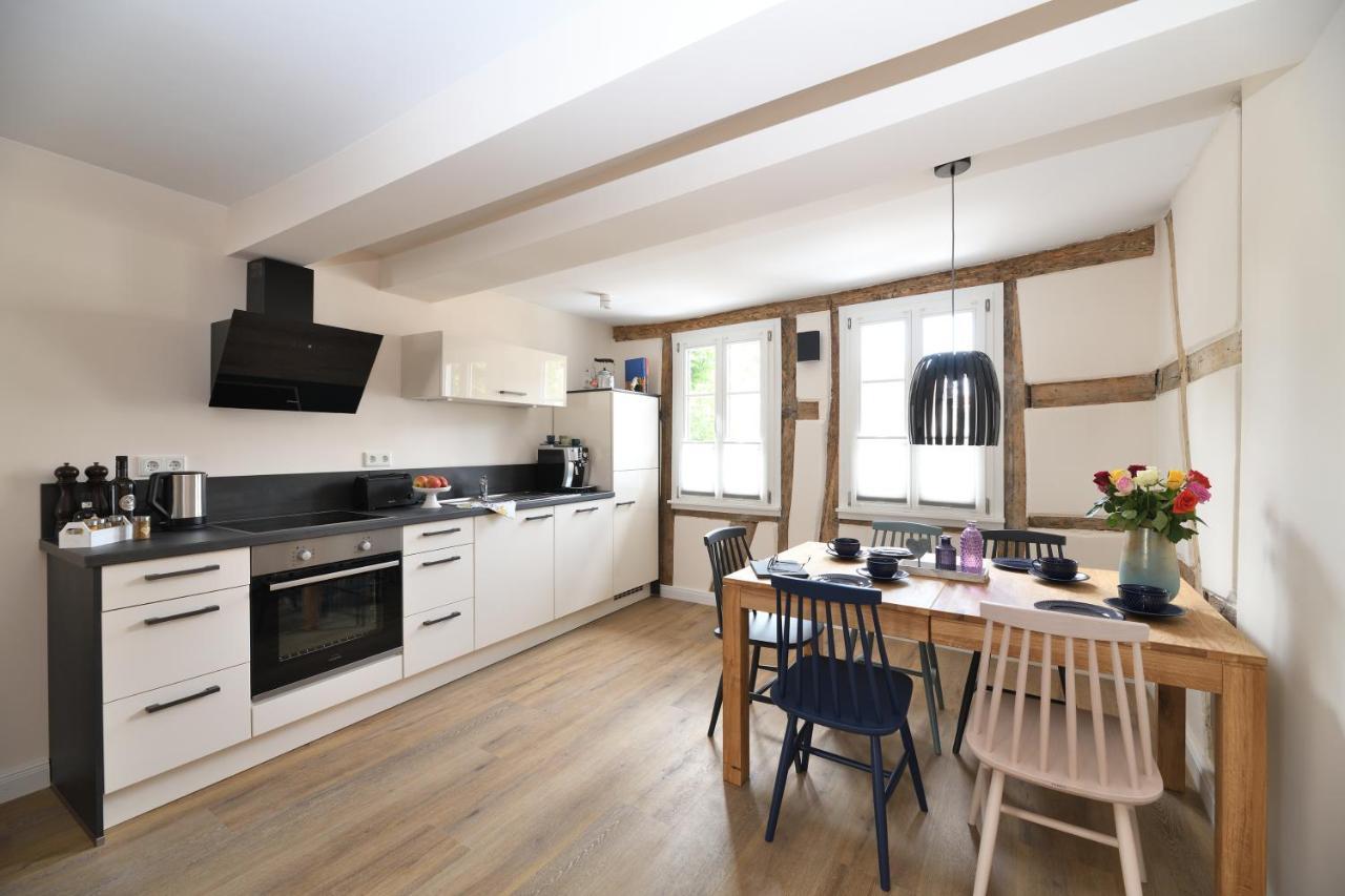 Das Schiefe Haus- Wohnung "Nibelungen" Heppenheim  Esterno foto